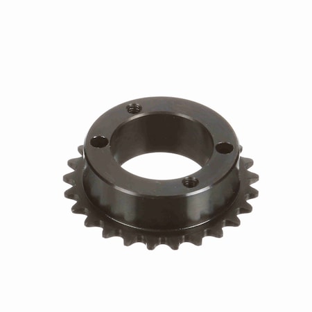 Browning Roller Chain Sprocket, #35 Chain Size, 3/8 to 1-1/2 in Bore Dia., 25 # of Teeth 35H25